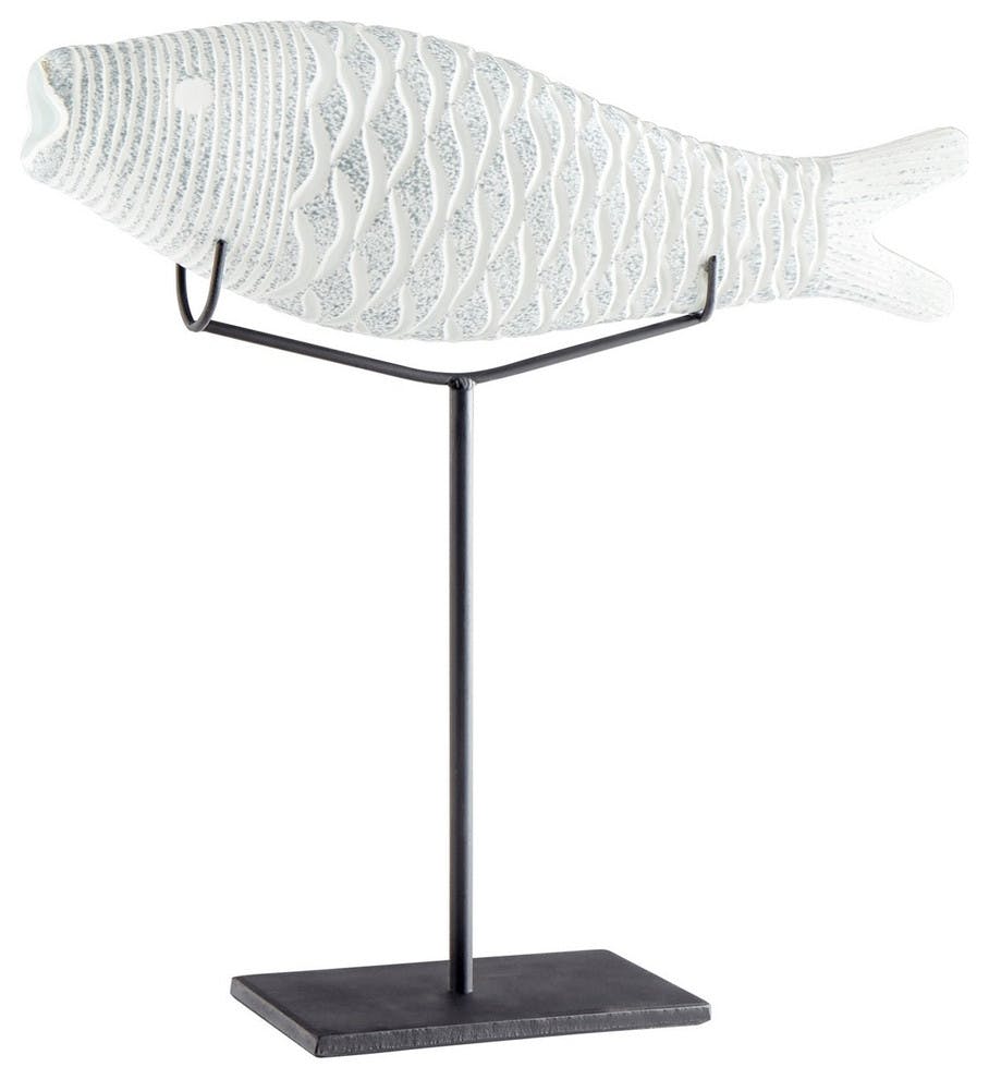 Decorative Pisces on Iron Stand