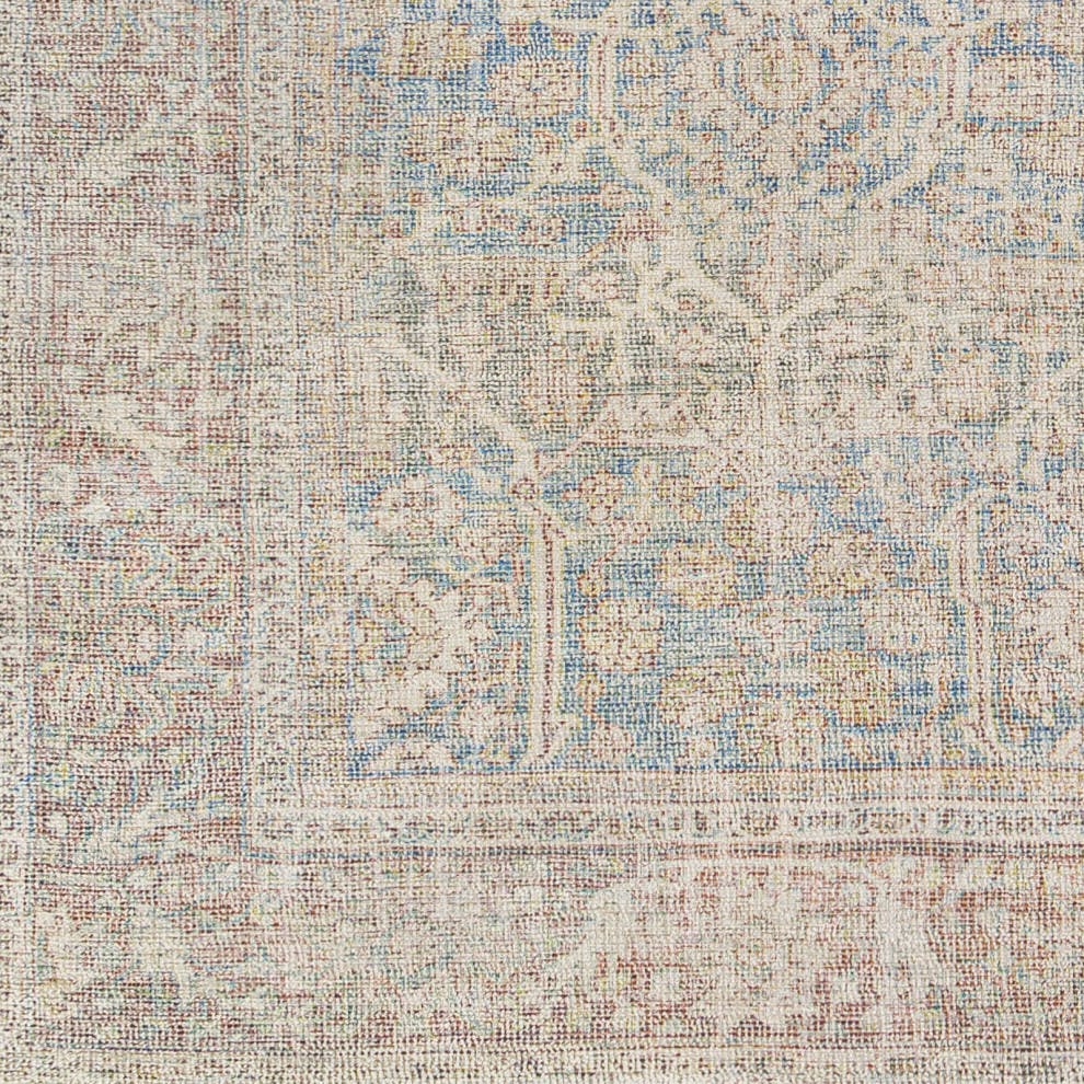 Dylani 8'6"x12' Sand and Blue Multi Rug