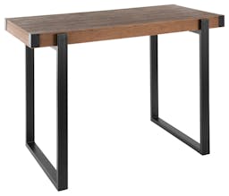 Langdon Metal And Wood Counter Height Dining Table