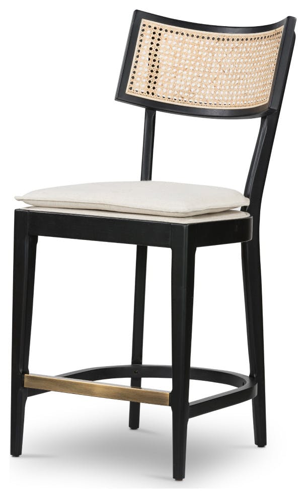 Libby Natural Cane Counter Stool