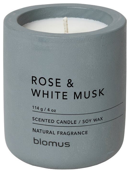 Fragra Rose & White Musk Scented Jar Candle