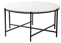 Anaya Modern Marble Top Center Table