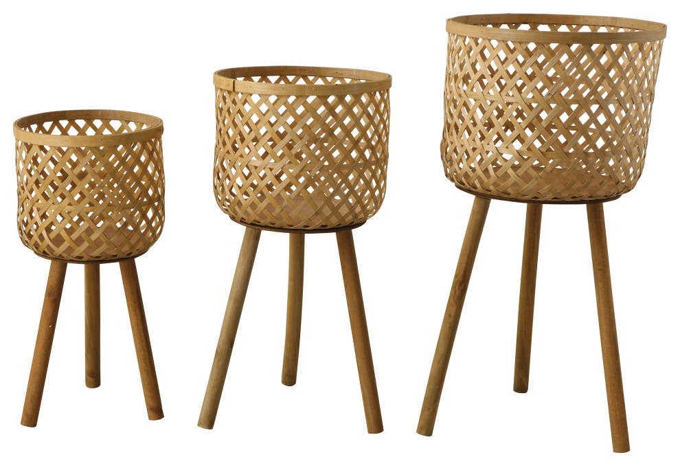 Bamboo General Basket - Set of 3
