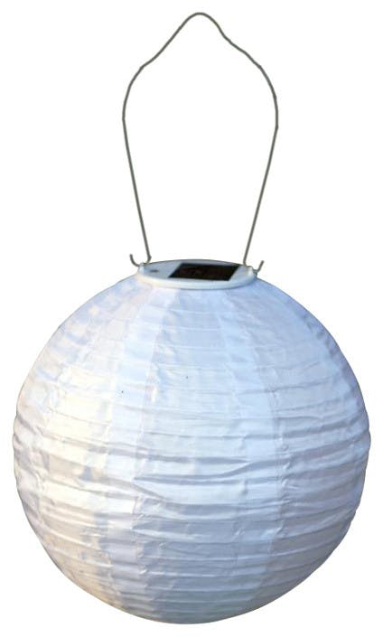 Globe Solar Outdoor Lantern - 10"W