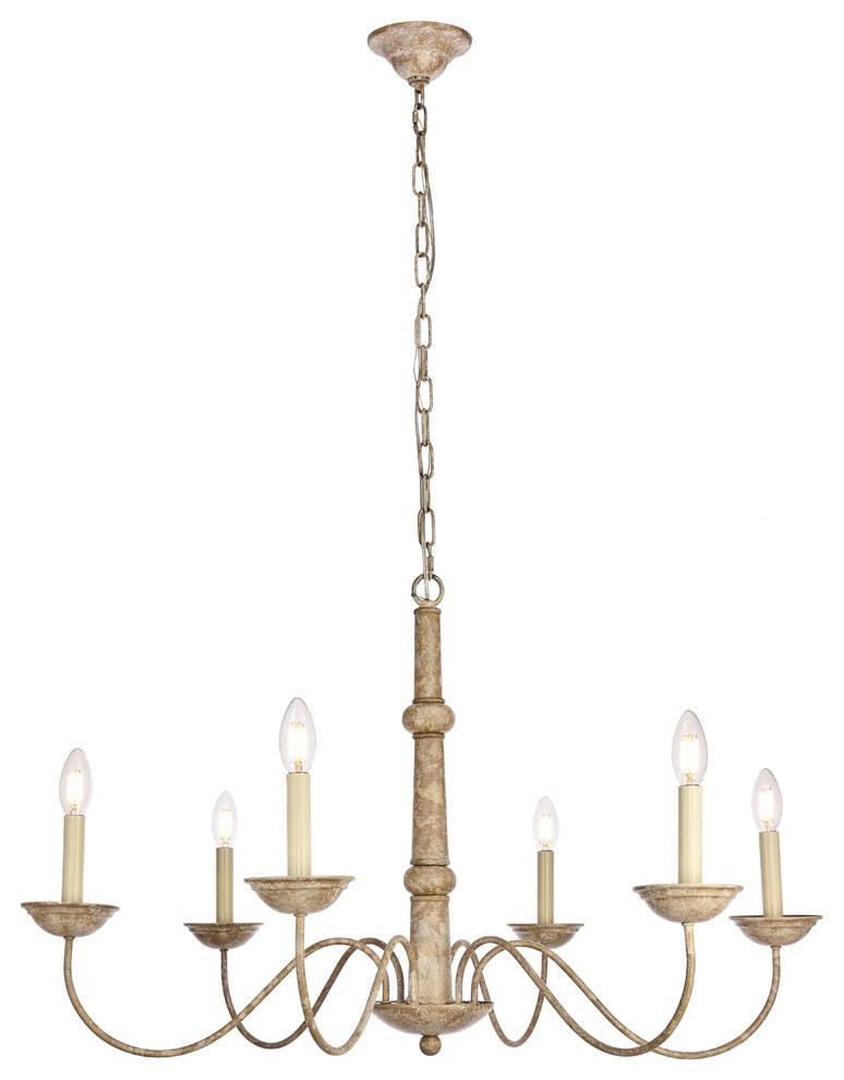 Calando 6 - Light Dimmable Classic / Traditional Chandelier