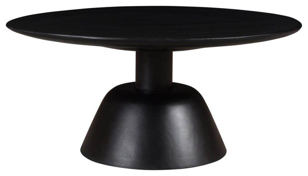 Dalton Round Coffee Table - Black