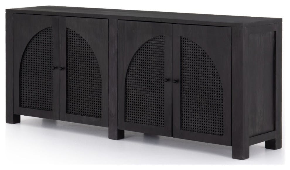 Islay 78" Natural Woven Cane Sideboard