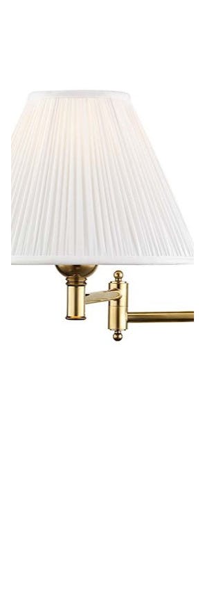 Reid 48" Aged Brass LED Floor Lamp