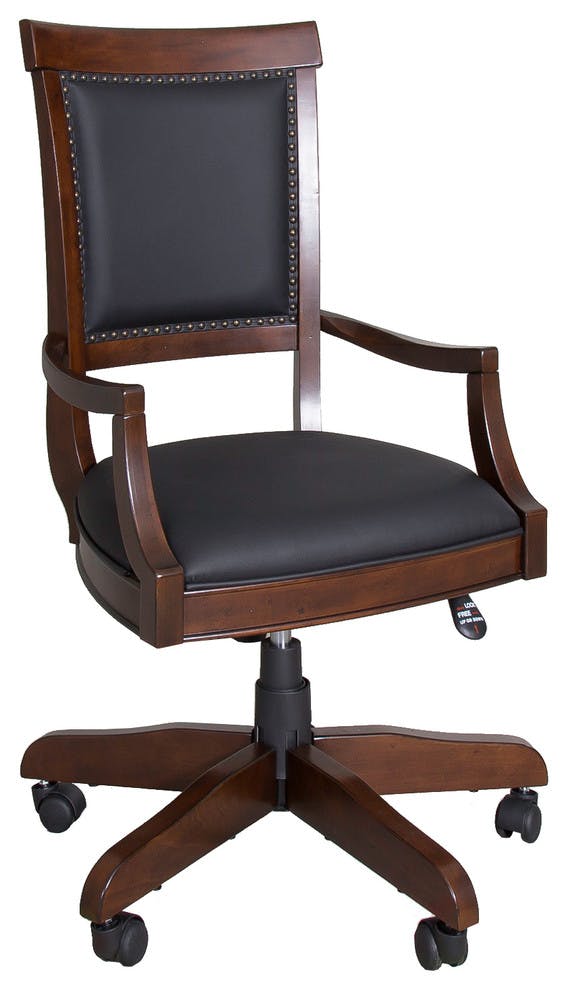 Mattern Swivel Dark Brown Office Chair
