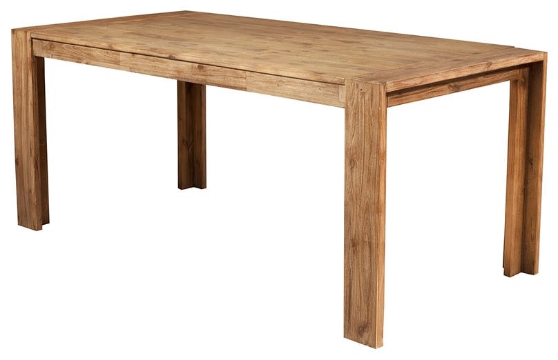 Vancamp Fixed Top Dining Table, Sandblasted Antique Natural