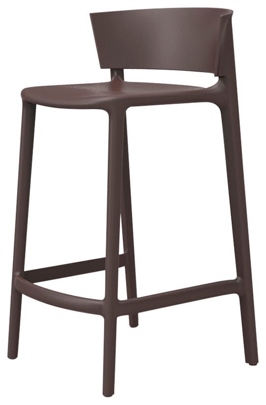 Africa Counter Stool, Set of 4, Basic/Injection, Bronze