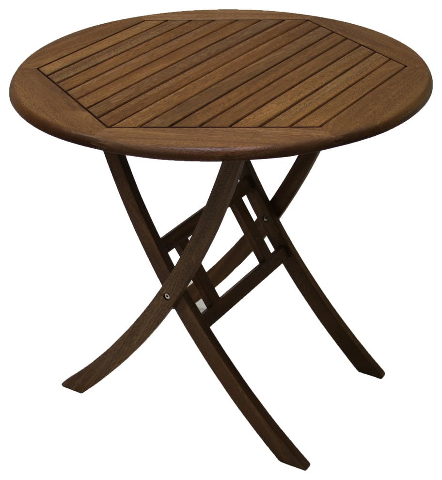 Suki Folding Solid Wood Bistro Table
