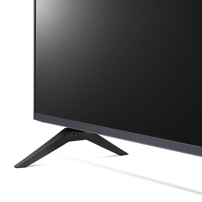 Elegant 43" Gray 4K HDR Smart LED TV with AI Upscaling