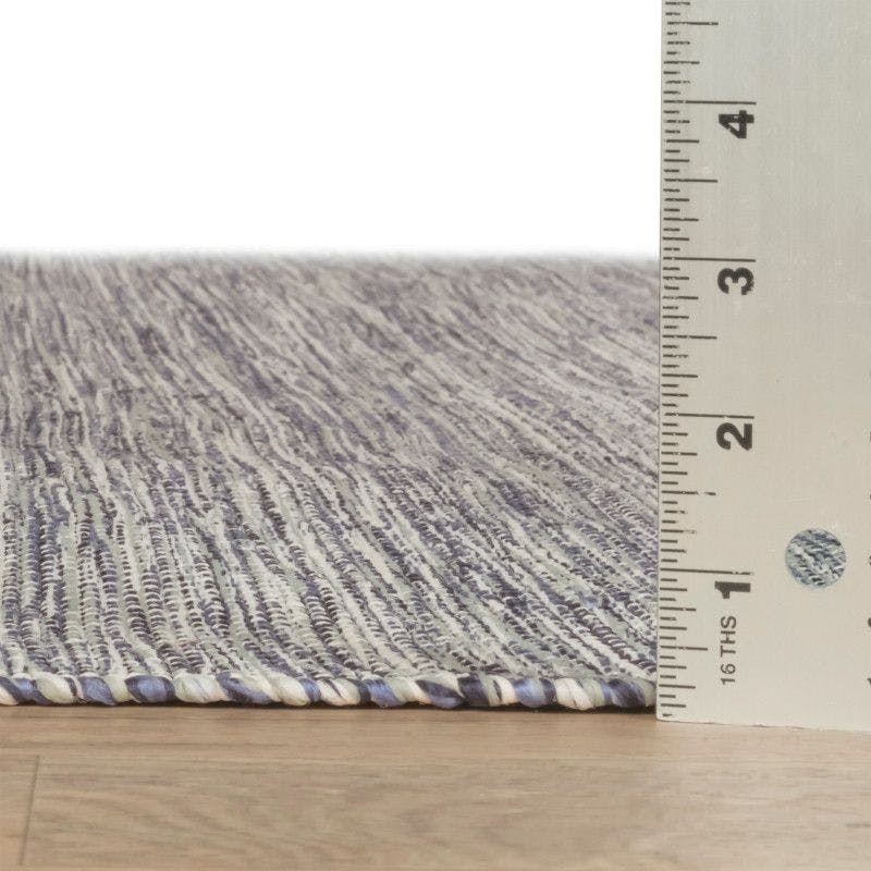 Serene Blue 5' x 8' Handwoven Stain-Resistant Indoor/Outdoor Rug