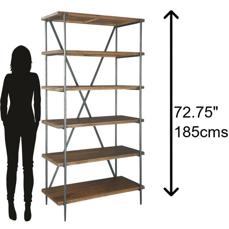 Isaac Bedford Open Shelving Etagere Bookcase