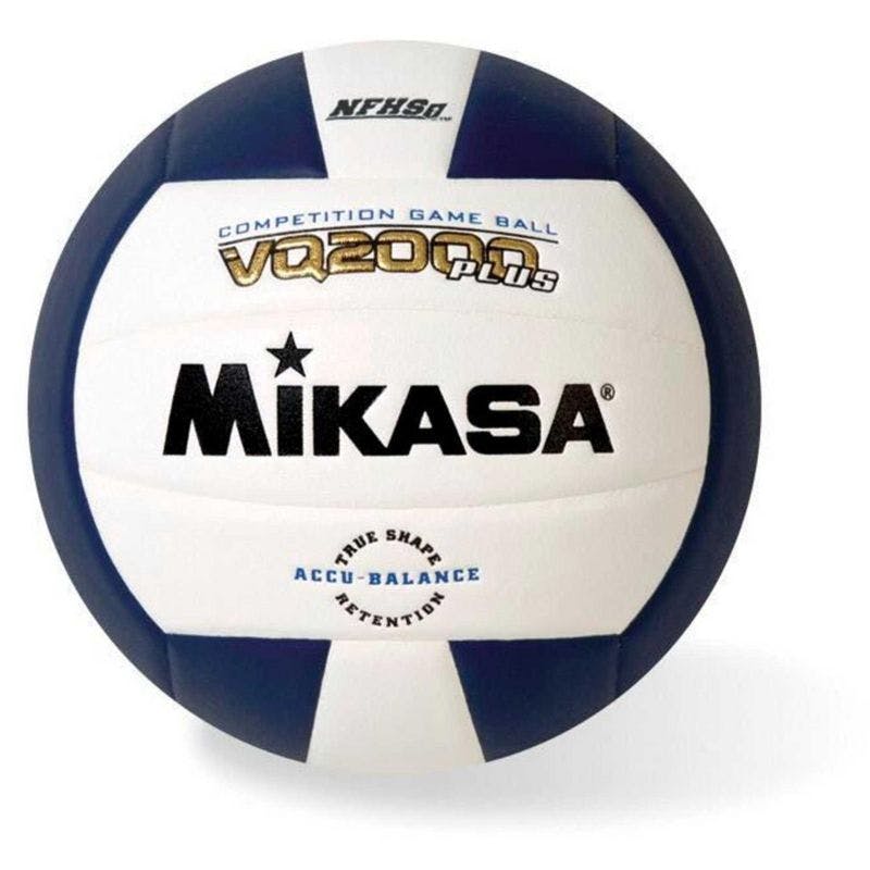 Navy Blue and White Micro Cell Composite Indoor Volleyball