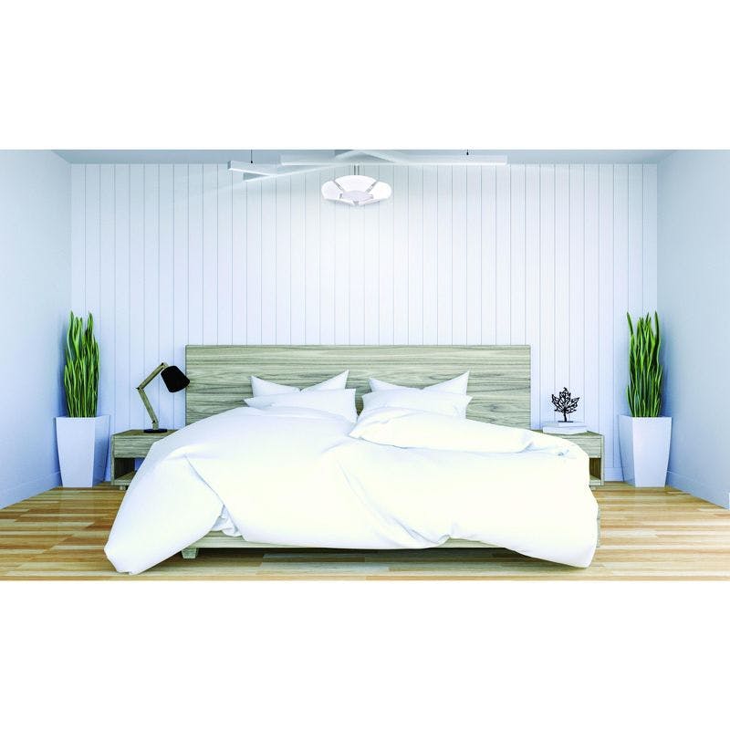 HexBulb 60W White LED Ceiling Light with 6 Adjustable Panels