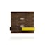 Rustic Brown and Yellow 50" Floating Entertainment Center with Mount