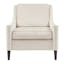 Windsor Wide Arm Natural Velvet Lounge Chair
