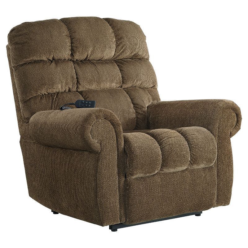 Truffle Brown Metal Traditional Lift Recliner with Dual Motor