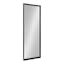 Calter Modern Black Full-Length Rectangular Wall Mirror, 55.75"