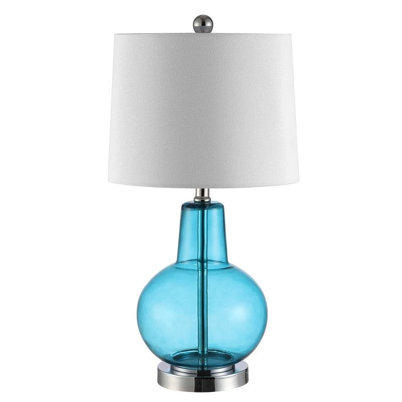 Hanna 23.5" Blue Atlas Table Lamp