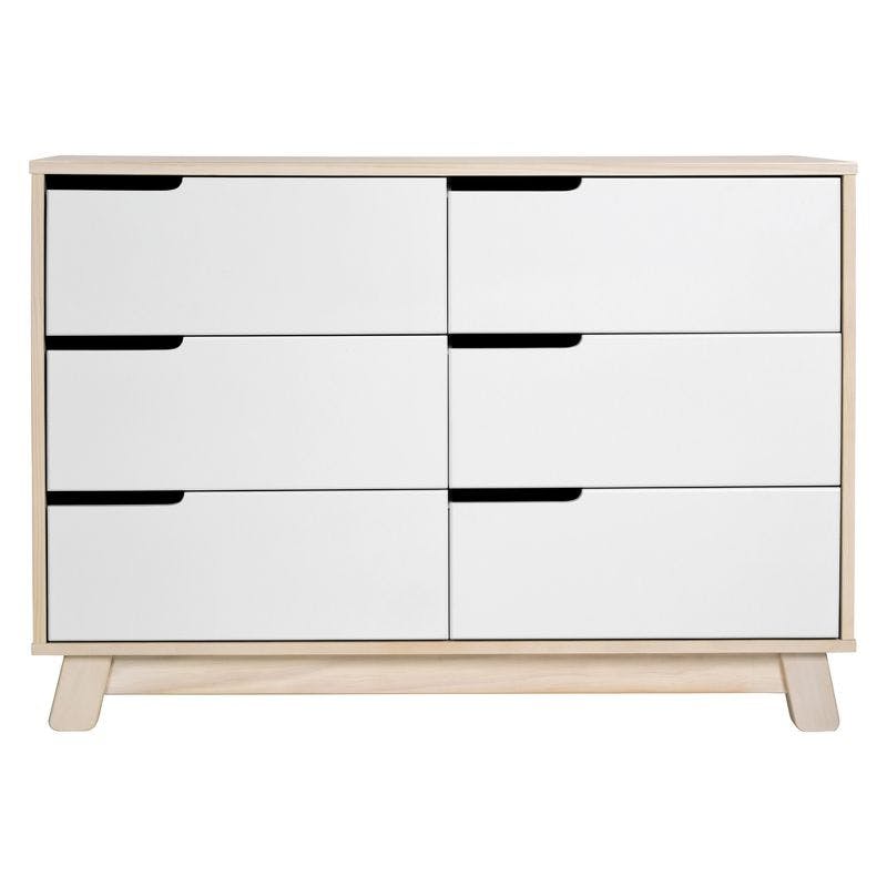 Hudson Modern Classic Washed Brown 6-Drawer Double Dresser