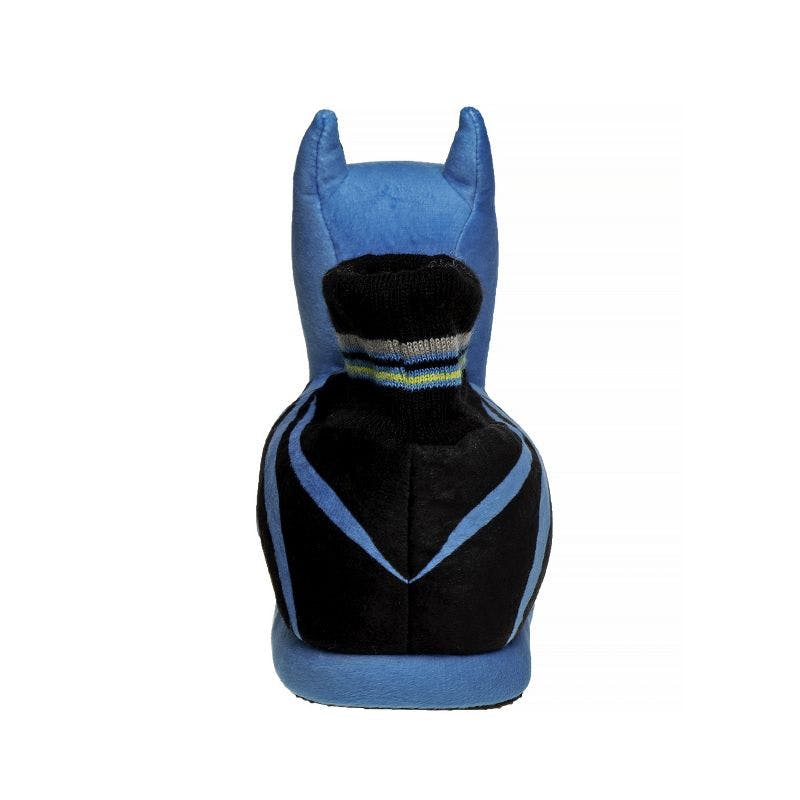 Toddler Boys' Batman 3D Character Cozy Slippers in Blue and Black