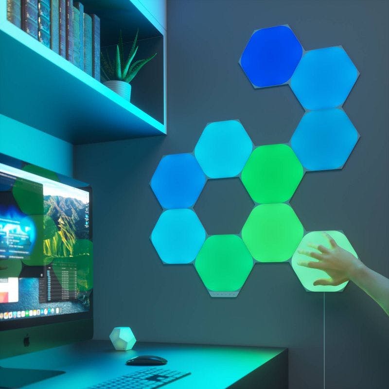Nanoleaf Shapes Hexagons Smarter Modular Lighting Set
