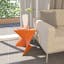 Randolph Vibrant Orange Triangular Versatile Side Table
