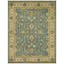 Antiquity 7'6"x9'6" Blue/Beige Hand Tufted Wool Area Rug
