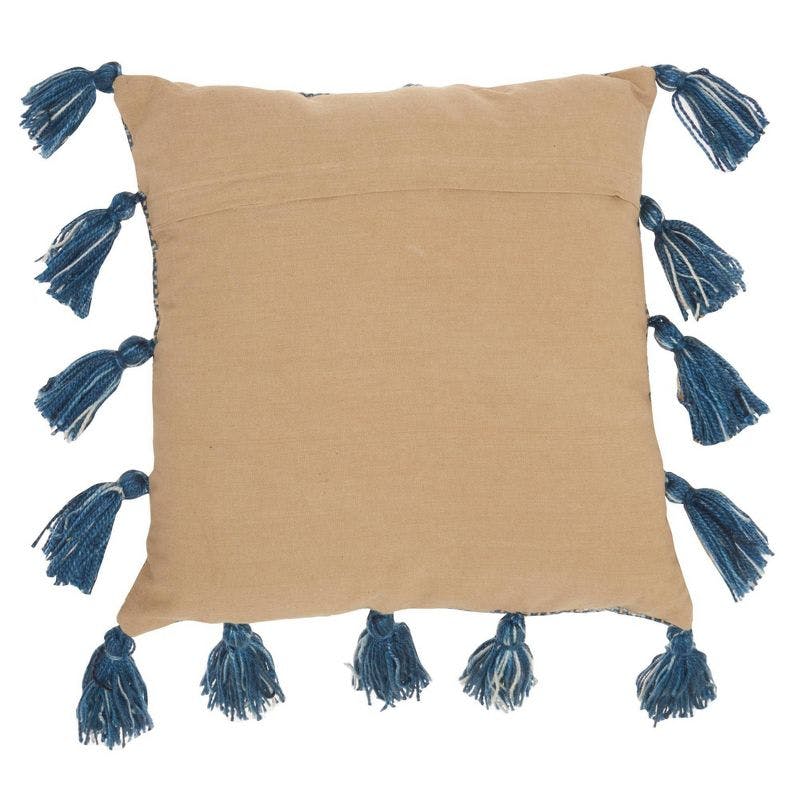 Life Styles Woven with Tassels Throw Pillow - Mina Victory