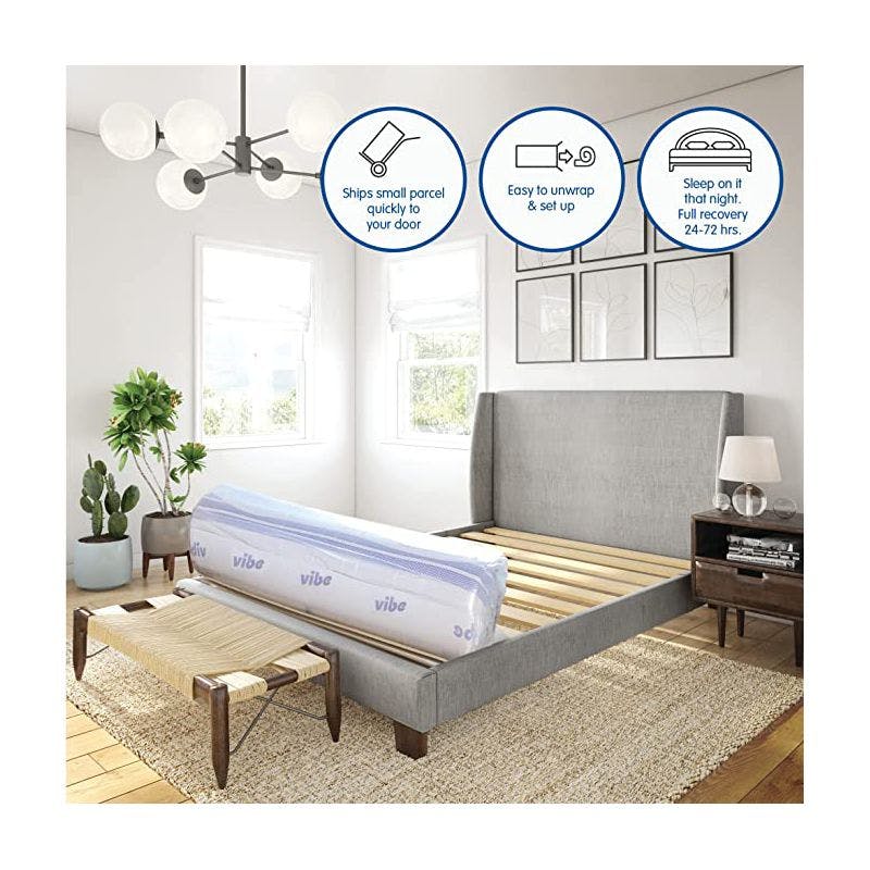 CoolDreamz Gel Memory Foam Full-Size Mattress with Luxe Cooling Technology