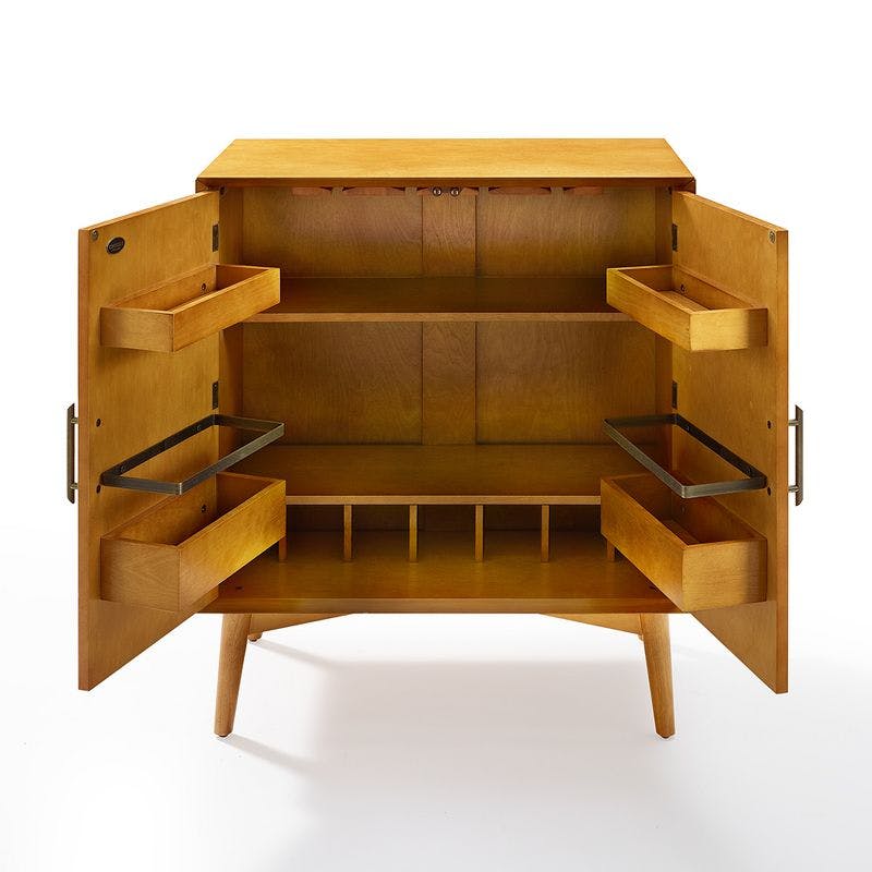 Lyssa Acorn Wood Bar Cabinet
