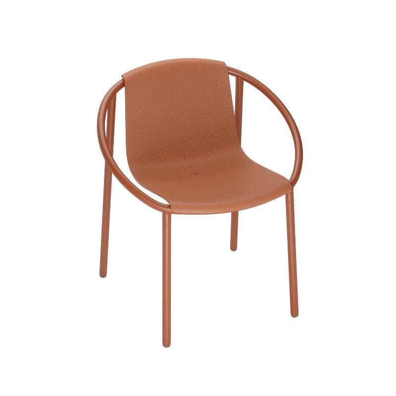 Sierra Eco-Friendly Bent Metal Outdoor Lounge Chair