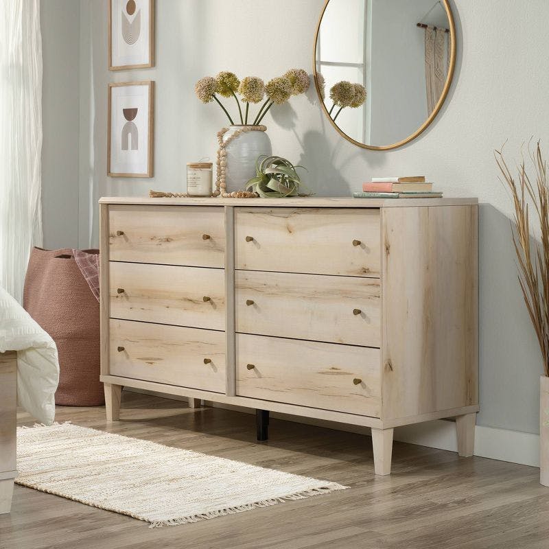 Anders 6-Drawer Pacific Maple Dresser