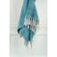 Eco-Friendly Teal Blue Recycled 50"x60" Reversible Throw Blanket