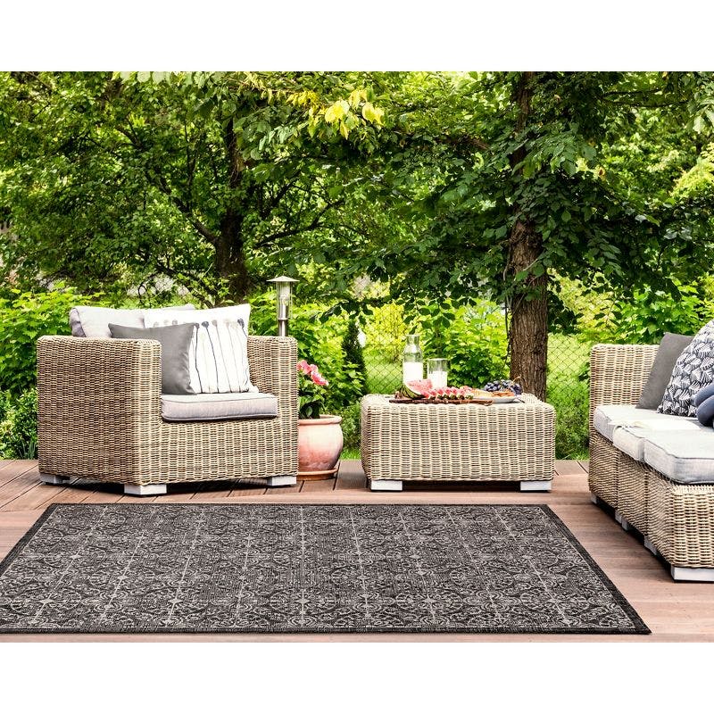 Dursun Synthetic Outdoor Performance Rug