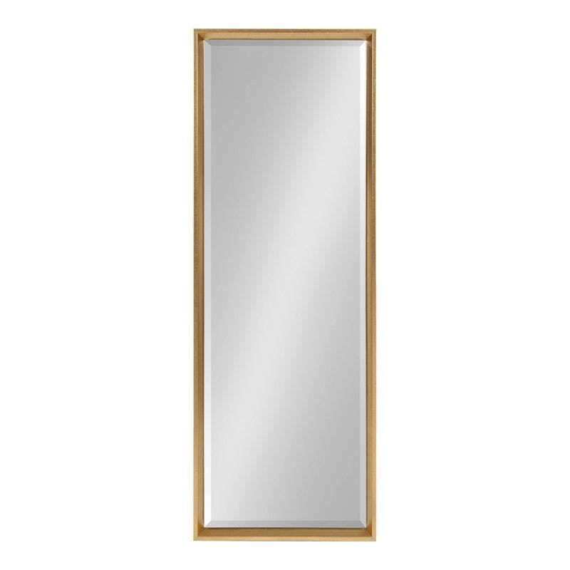 Calter Gold Full Length 55.75" Rectangular Wall Mirror