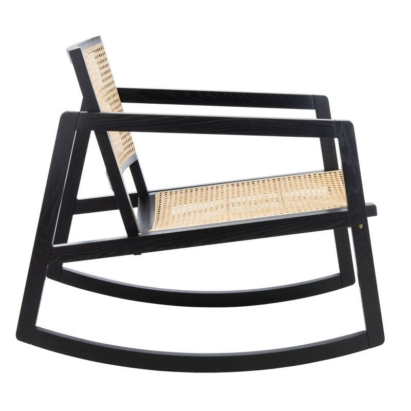 Arta 22.8"x34.3" Natural Rattan Rocking Chair
