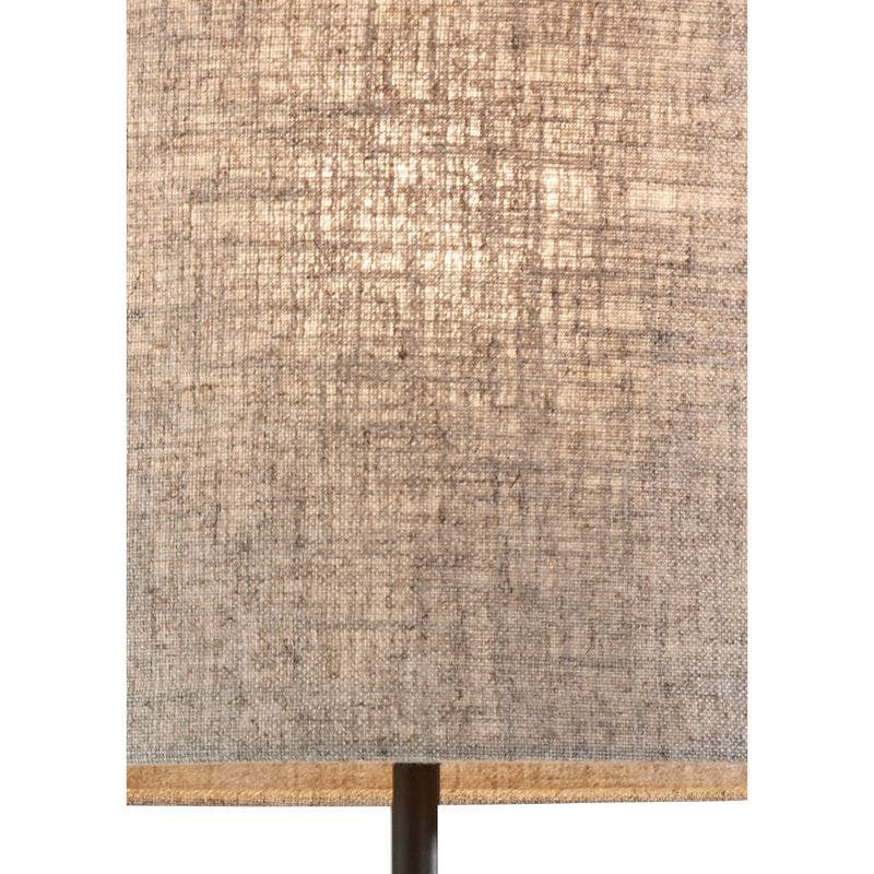 Cornelius Black/Walnut Wood Table Lamp