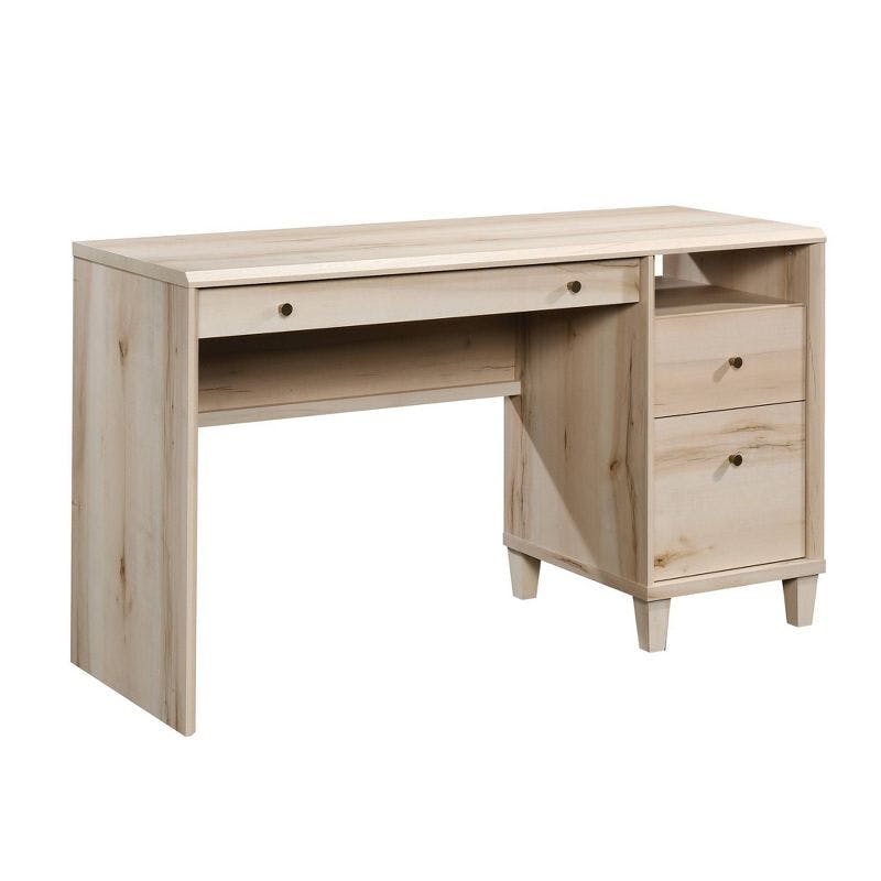Willow Place Single Ped Desk Pacific Maple - Sauder