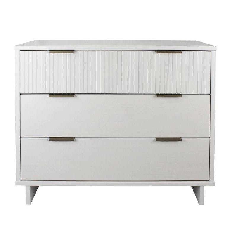 Granville Glam 41'' White Engineered Wood Horizontal Dresser