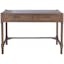 Filbert Traditional Carved Brown Wood Writing Desk with Drawers