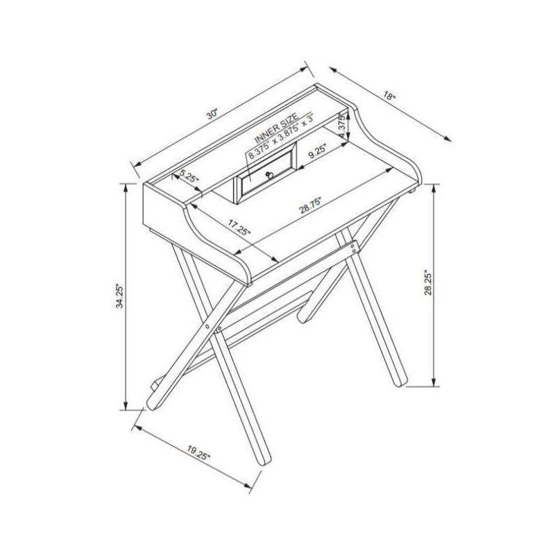 Coy Folding Desk - Linon