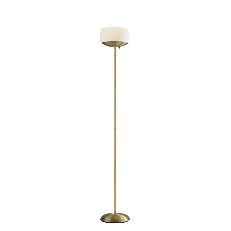 Rosella 71" Antique Brass LED Torchiere Floor Lamp