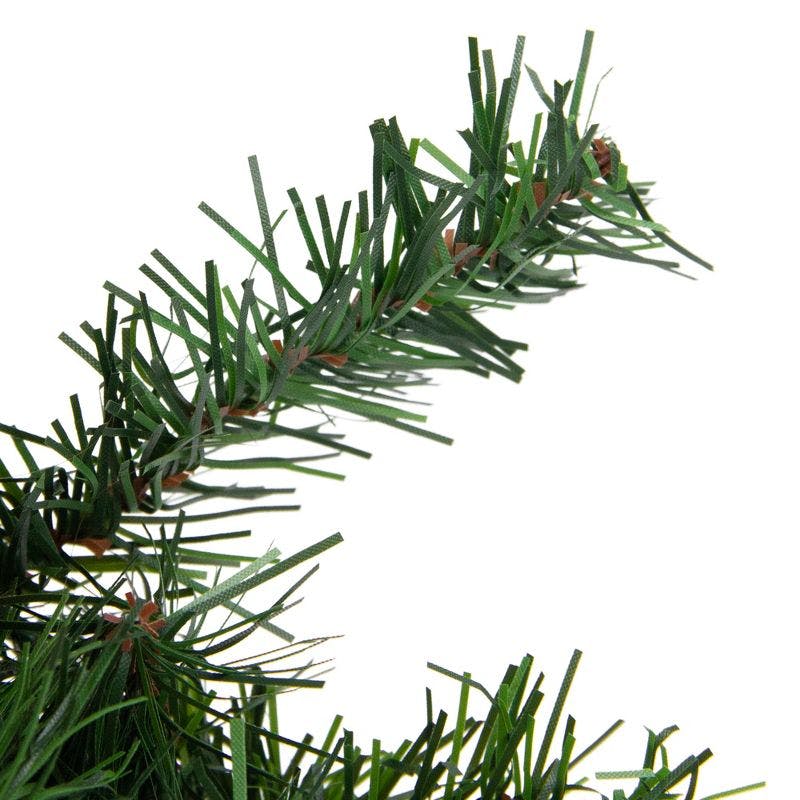 Evergreen Charm 18" Dual-Tone Green Artificial Christmas Wreath