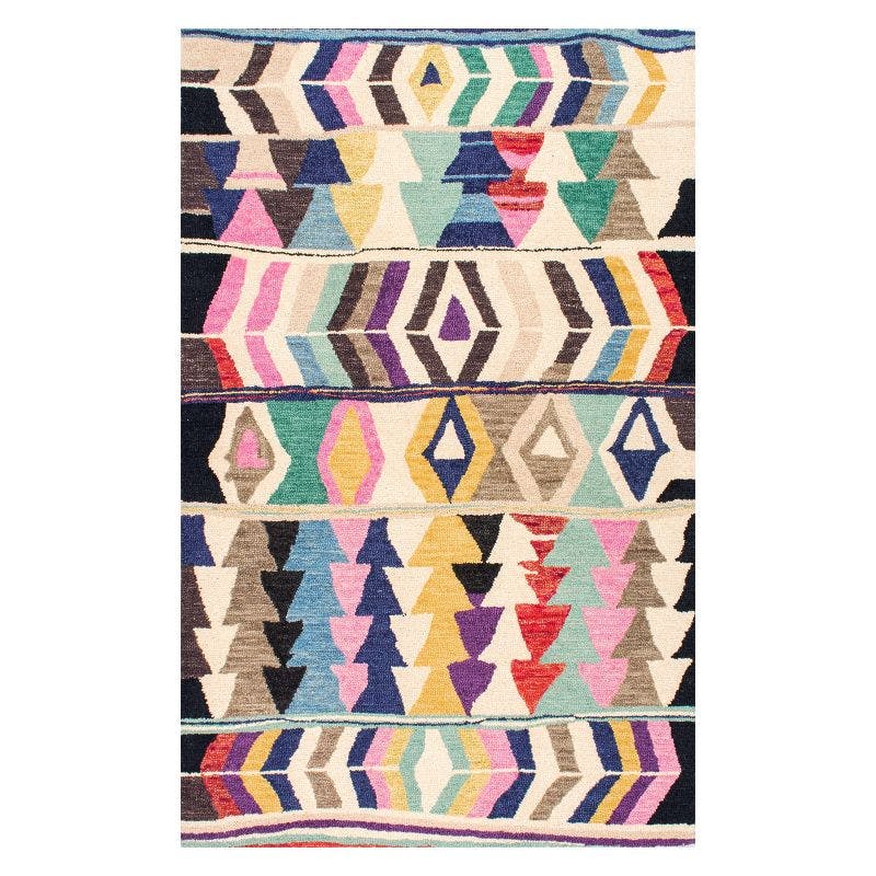 Darcy Hand Tufted 4'x6' Multi-colored Wool Rug