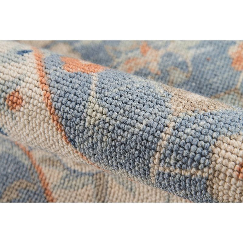 Aegean Bliss Medallion Wool-Synthetic Blend Rug, 2' x 3', Blue