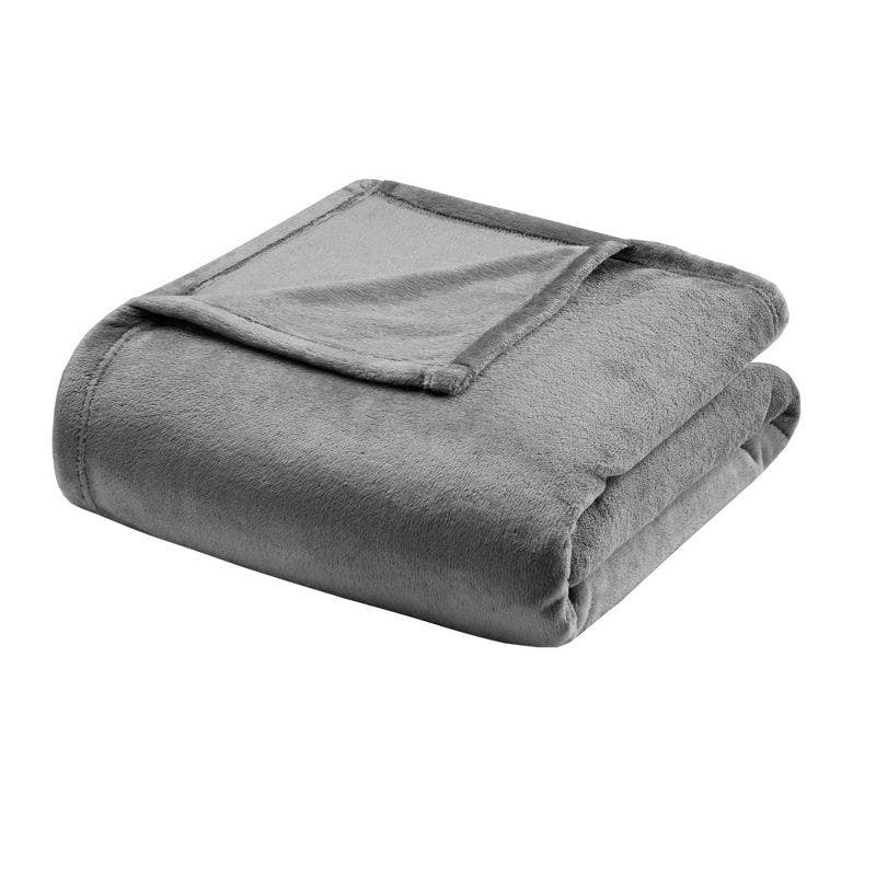 Charcoal King Ultra-Soft Microlight Plush Blanket